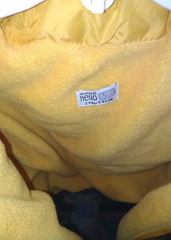 Sarı Kapitone Erkek Çocuk Mont - Görsel 4