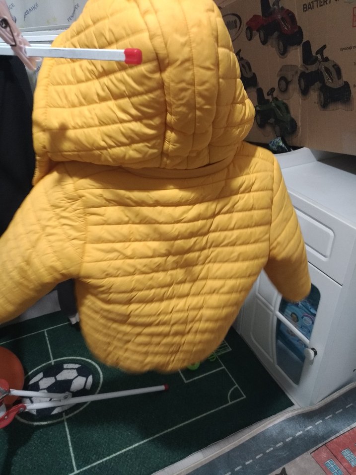 Sarı Kapitone Erkek Çocuk Mont - Görsel 2