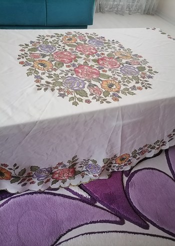 El boyaması masa örtüsü - Görsel 2