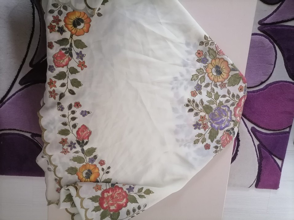 El boyaması masa örtüsü - Görsel 4