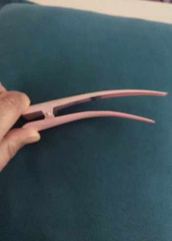 Beyaz Plastik Saç Tokası Seti - Görsel 3