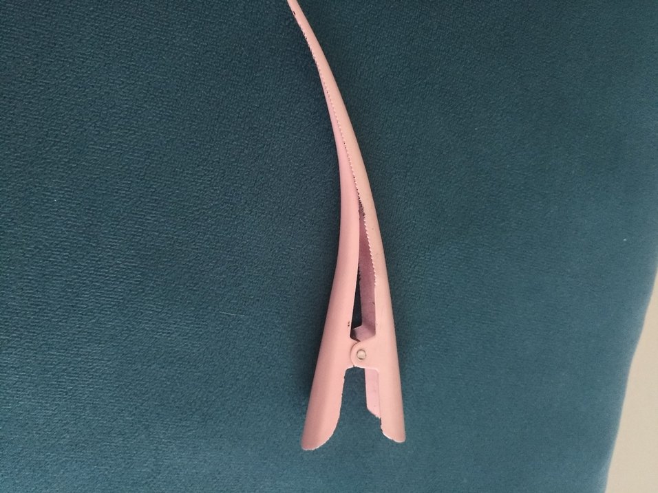 Beyaz Plastik Saç Tokası Seti - Görsel 5