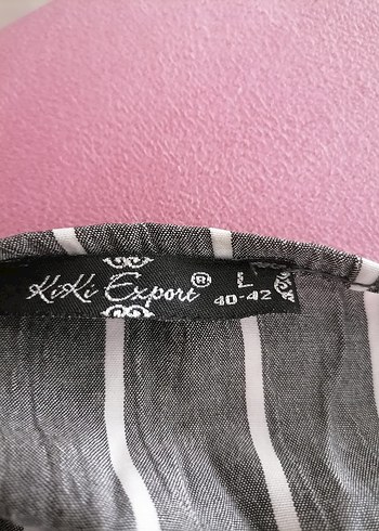 Gri Çizgili Kadın Uzun Tulum - Görsel 4