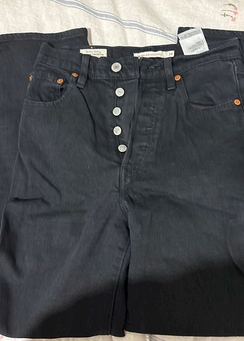 Levis Koyu Lacivert Yuksek Bel Denim Pantolon