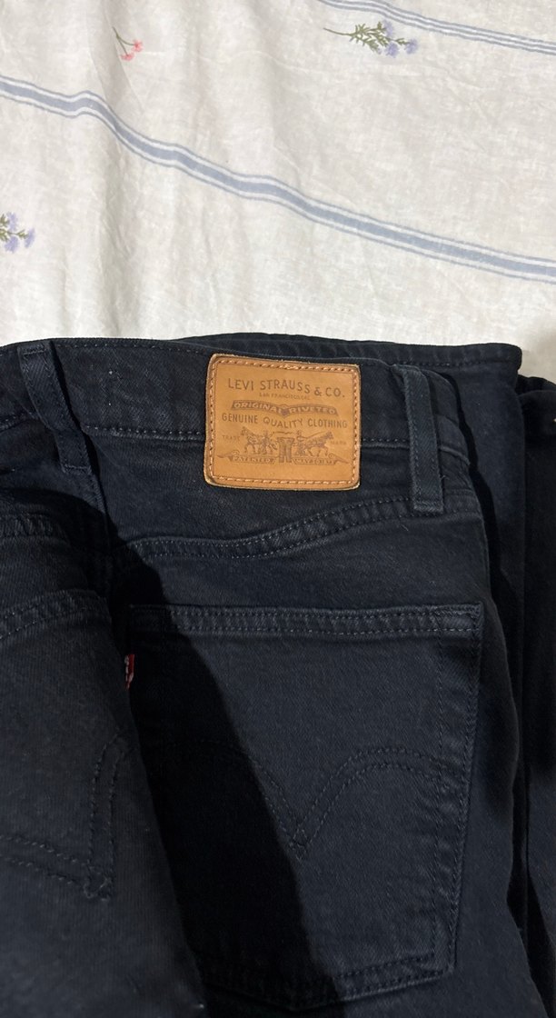 Koyu Lacivert Yüksek Bel Denim Pantolon — görsel 4/6