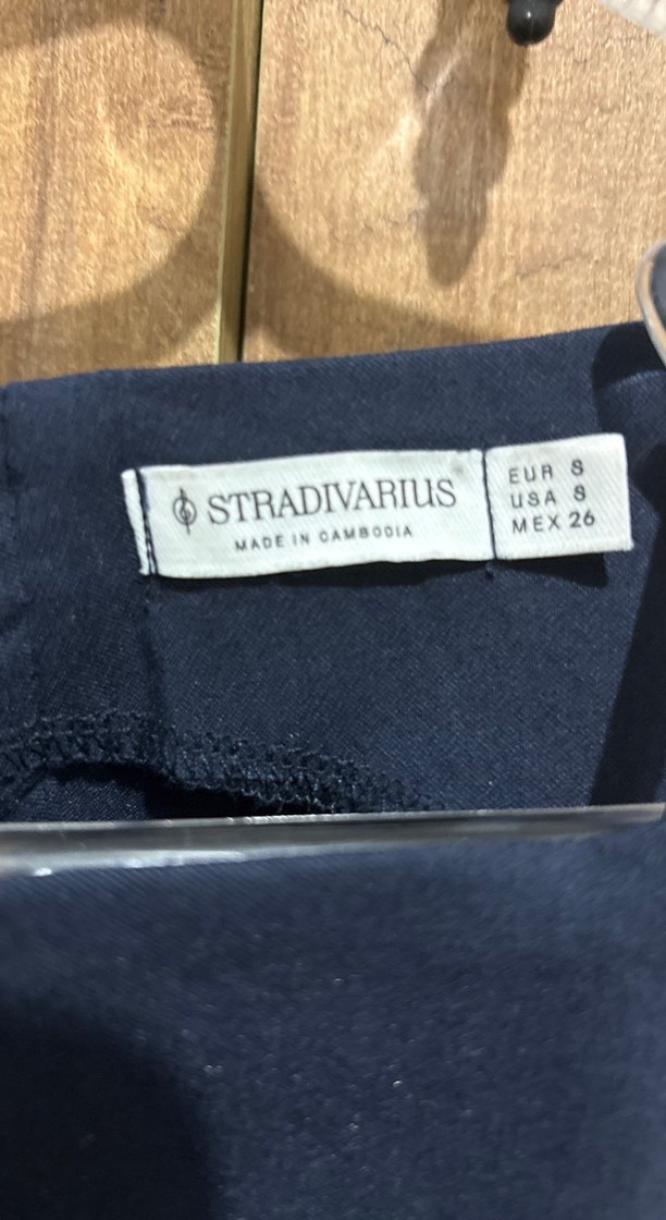 Stradivarius Lacivert Maxi Elbise — görsel 3/5