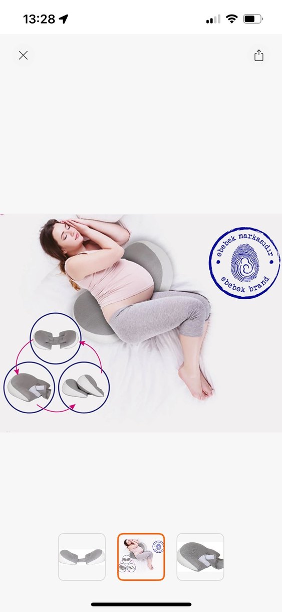 Baby Mom Ayarlanabilir Hamilelik ve Emzirme Yastığı - Görsel 2