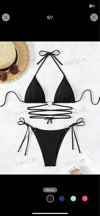 Shein Kalpli Bikini Takımı