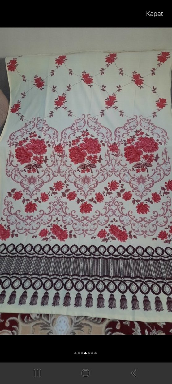 Vintage etnik desenli antika perde yeni - Görsel 4