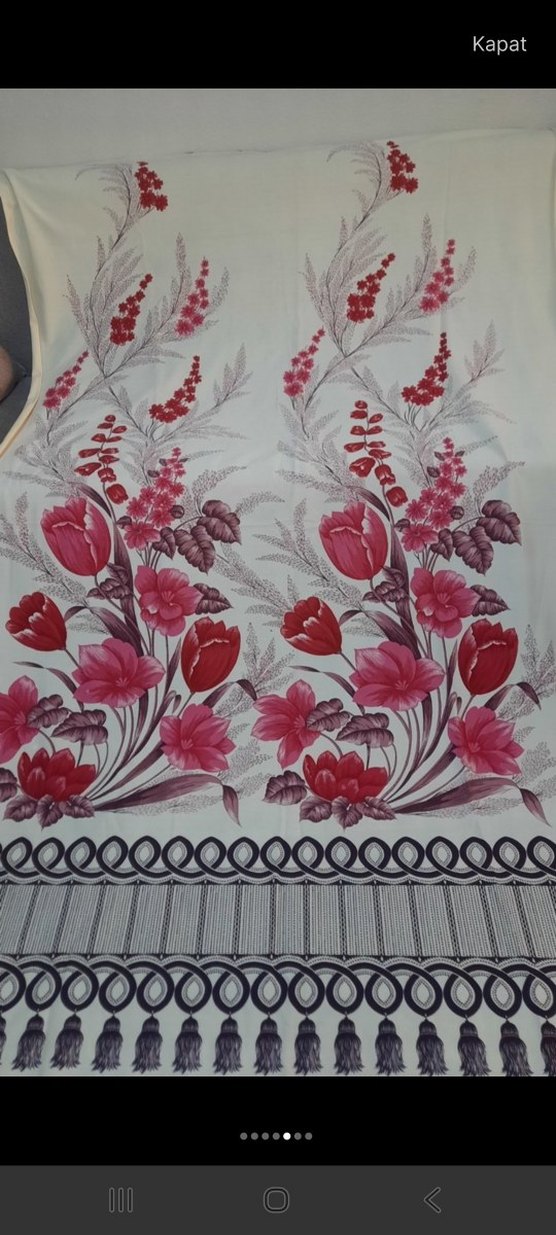 Vintage etnik desenli antika perde yeni - Görsel 3