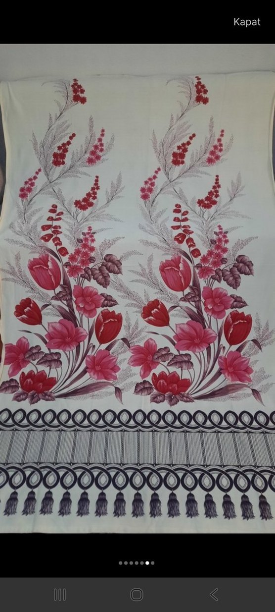 Vintage etnik desenli antika perde yeni - Görsel 2