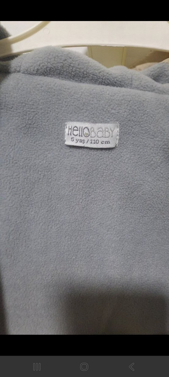 Kız Çocuk Bej Pastel Kapüşonlu Mont - Görsel 3