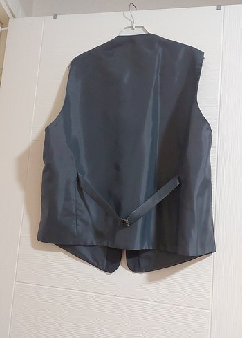 Düğmeli Gri Erkek Takım Ceketi - Görsel 7