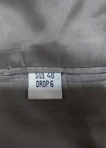 Düğmeli Gri Erkek Takım Ceketi - Görsel 9