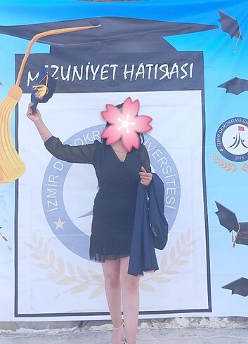 38 Beden siyah Renk Kadın elbise