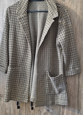 36 Beden kahverengi Renk Blazer Ceket 