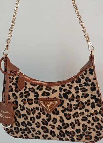 Beden çeşitli Renk PRADA KADIN ÇANTA LEOPAR