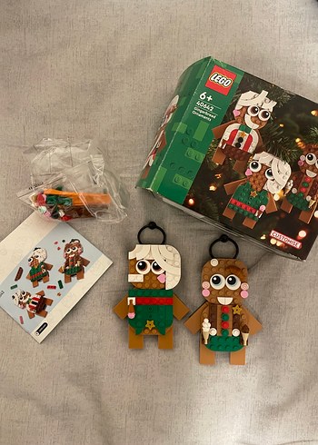 Zencefilli kurabiye adam ağaç süsü lego