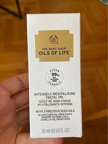 Body shop yüz bakım yağı