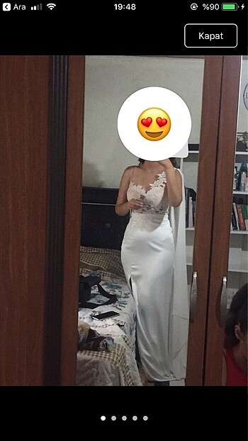 Dış çekim elbisesi nikah elbisesi
