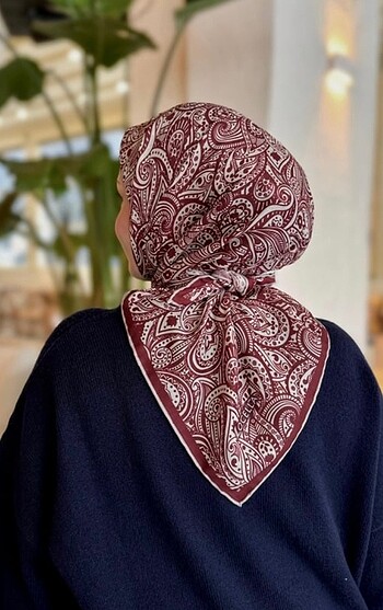 Diğer Bordo soft pamuk eşarp
