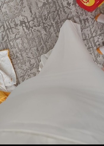 36 Beden beyaz Renk beyaz balık model nikah elbisesi