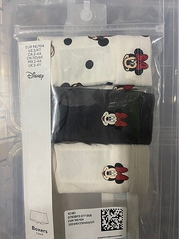 H&M 3 adet külot