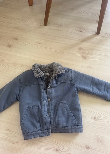 Gri Erkek Çocuk Denim Ceket