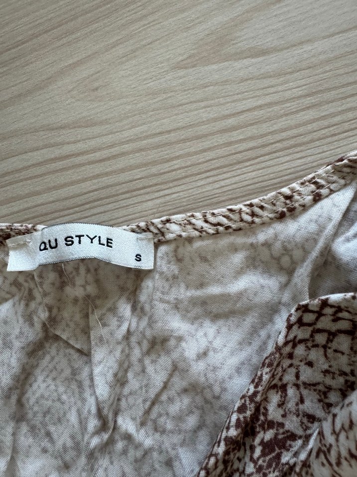 Yılan Desenli anvelop kemerli mini Elbise - Görsel 5