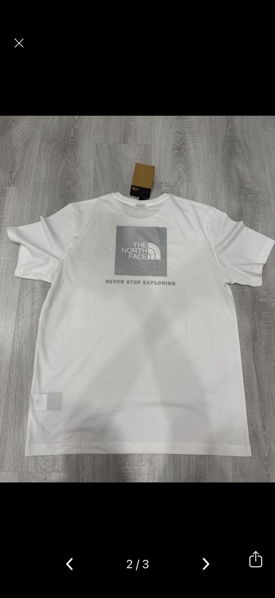 The North Face Beyaz Erkek Tişört - Görsel 2