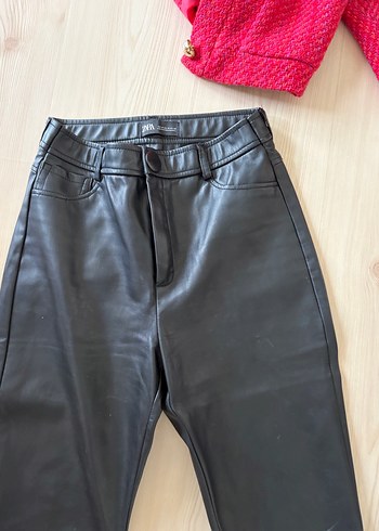 Zara deri pantolon - Görsel 6