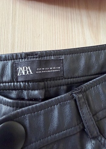 Zara deri pantolon - Görsel 4