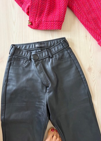 Zara deri pantolon - Görsel 5