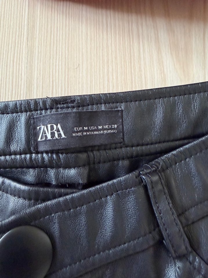 Zara deri pantolon - Görsel 4