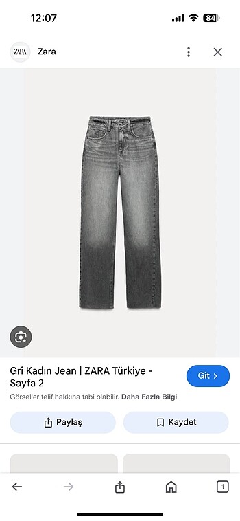 Zara Zara yeni sezon jean