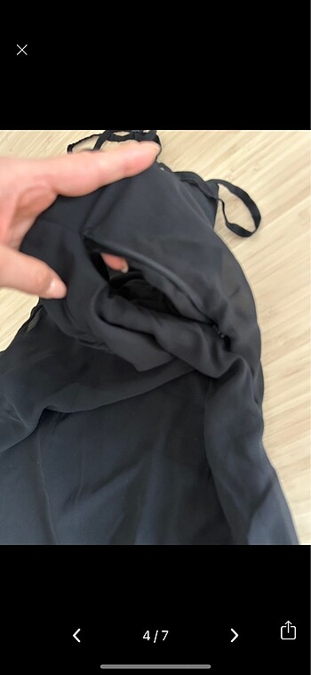 xs Beden siyah Renk H&M kısa elbise