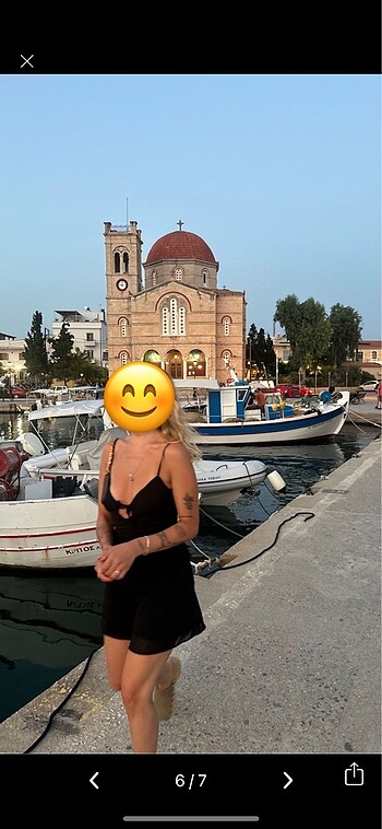 H&M kısa elbise