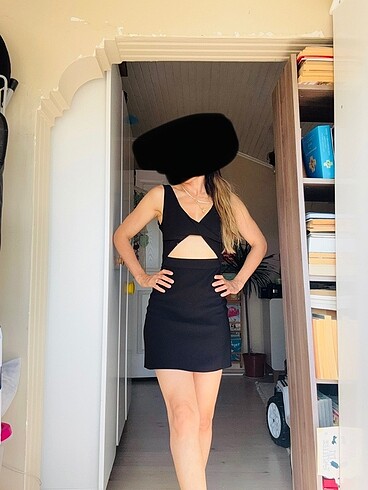 Zara cut out elbise