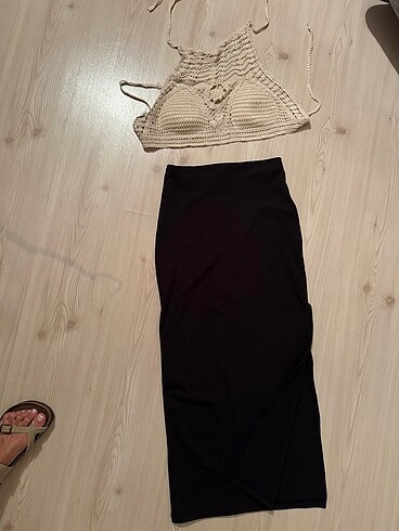 s Beden ten rengi Renk Topshop crop örgü bluz