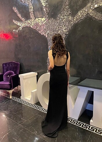 Diğer Siyah uzun abiye elbise