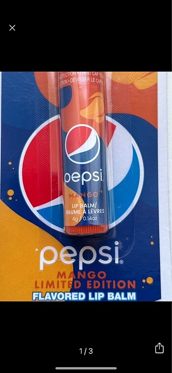 Diğer Read My lips Pepsi mango lip balm