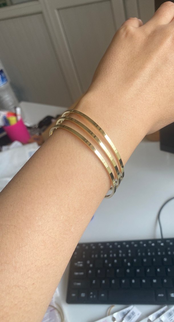 Ajda bilezik xuping birebir 14 ayar renginde - Görsel 3