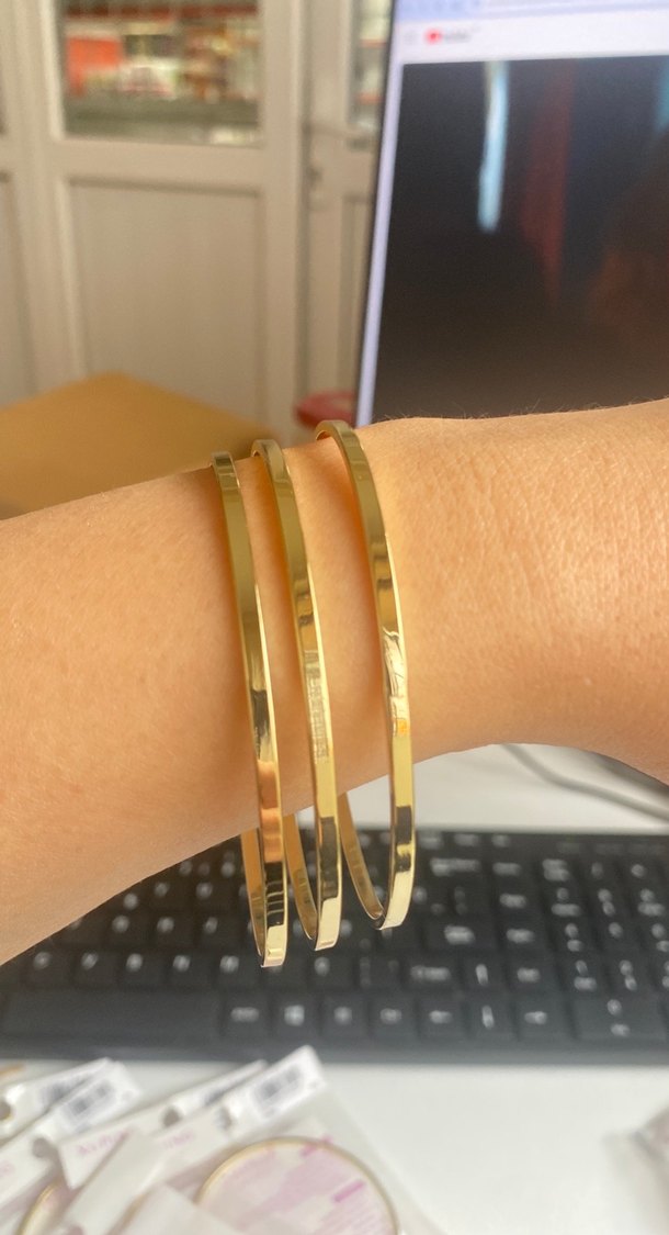 Ajda bilezik xuping birebir 14 ayar renginde - Görsel 2