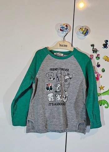 18-24 Ay Beden Toplu satış Çocuk Sweatshirt Uzun Kollu