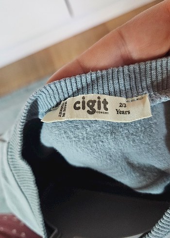 24-36 Ay Beden Mavi Baskılı Bohem Erkek Çocuk Sweatshirt