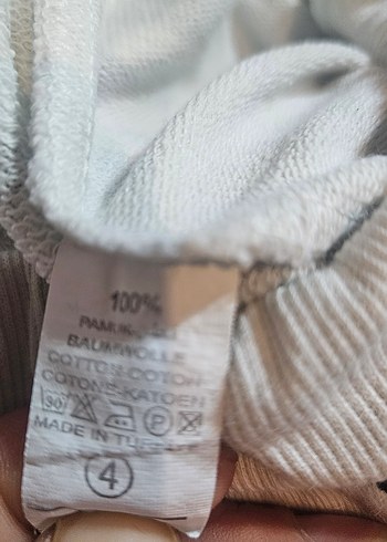 Beden 3-4 Yaş Beyaz Renkli Mickey Mouse Baskılı Çocuk Pijama Takımı