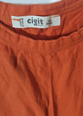 18-24 Ay Beden kırmızı Renk Cigit 2 tshirt 18-24 ay