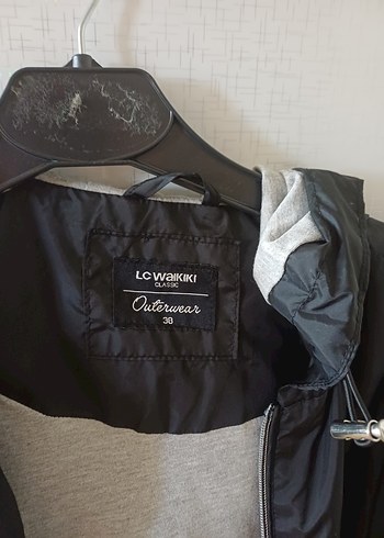 siyah Fermuarlı Kadın su gecirmez yagmurluk - Görsel 4