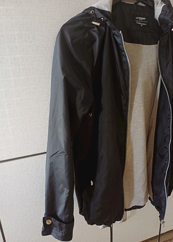 siyah Fermuarlı Kadın su gecirmez yagmurluk - Görsel 3