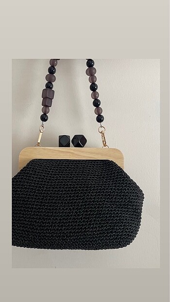 Diğer Ahşap burslu çanta